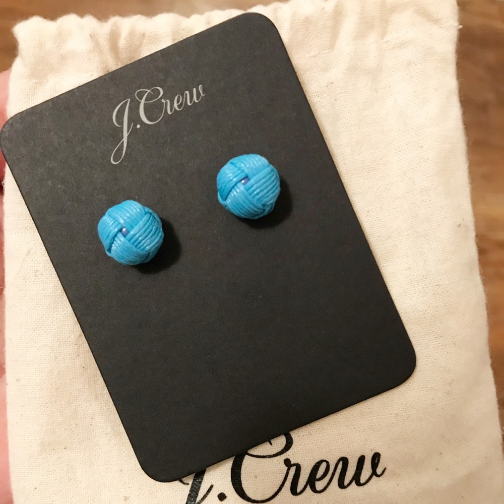 J.Crew Love knot stud earrings
